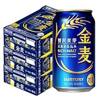 Amazon.co.jp: 金麦 350ml 96本 【絶対もらえる金麦花やか皿